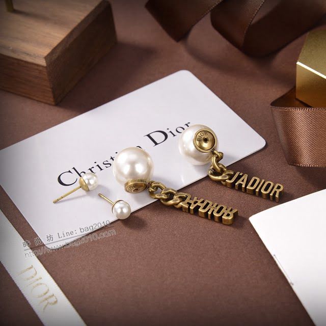 Dior飾品 2021新款DIOR迪奧字母耳釘耳環  zgd1396